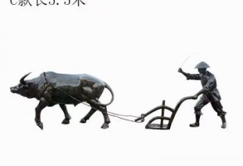 供應(yīng)廣場農(nóng)耕牛雕塑 公園仿真雕塑 抽象雕塑擺件
