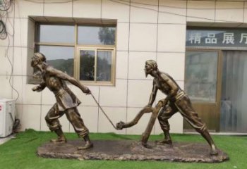 庭院農(nóng)耕牛雕塑效果圖 城市古銅色雕塑 動(dòng)物小品制作