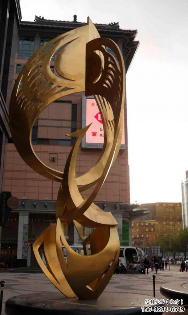 大型鳳凰雕塑生產(chǎn)商 商業(yè)街廣場(chǎng)雕塑 古銅色擺件