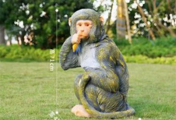 玻璃鋼仿真猴子雕塑 園林公園雕塑 風景區(qū)擺件