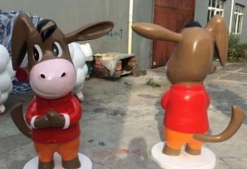 園林玻璃鋼老虎雕塑 城市廣場雕塑 步行街擺件