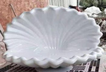 水景玻璃鋼貝殼雕塑 風景區幾何雕塑 廣場小品