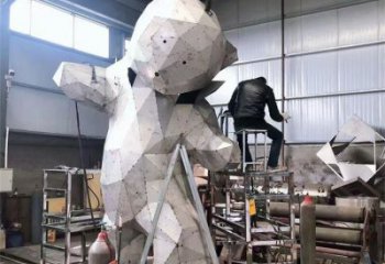 大熊雕塑廠家，酒店房地產(chǎn)雕塑，現(xiàn)代景觀小品 (5)