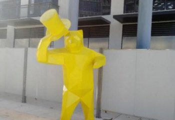 不銹鋼大熊雕塑，公園廣場(chǎng)雕塑，仿真彩繪工藝 (2)