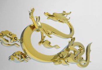 龍形銅雕塑，鑄銅工藝，大型動物雕塑制造商 (5)