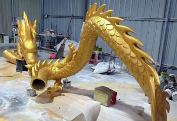 龍形銅雕塑，鑄銅工藝，大型動(dòng)物雕塑制造商 (8)