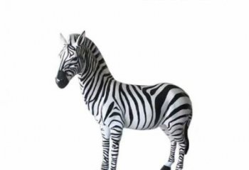 斑馬雕塑加工，仿真彩繪工藝，公園廣場(chǎng)街頭小品