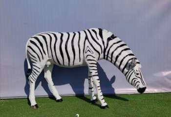 商業(yè)街斑馬雕塑 售樓處雕塑 動物擺件