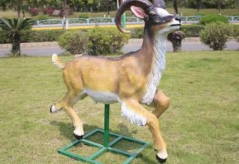 玻璃鋼綿羊雕塑廠，動物景觀，廣場園林小品