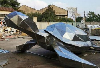 不銹鋼海龜雕塑生產，神獸動物，仿古公園廣場擺件