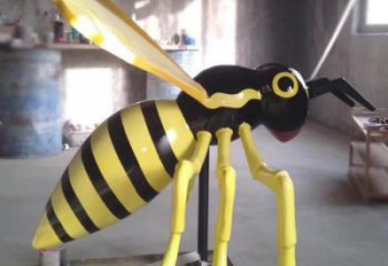 門口蜜蜂雕塑廠家 售樓處仿真雕塑 彩繪小品