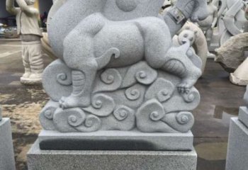 室內(nèi)白虎雕塑，拉絲海洋雕塑，抽象效果