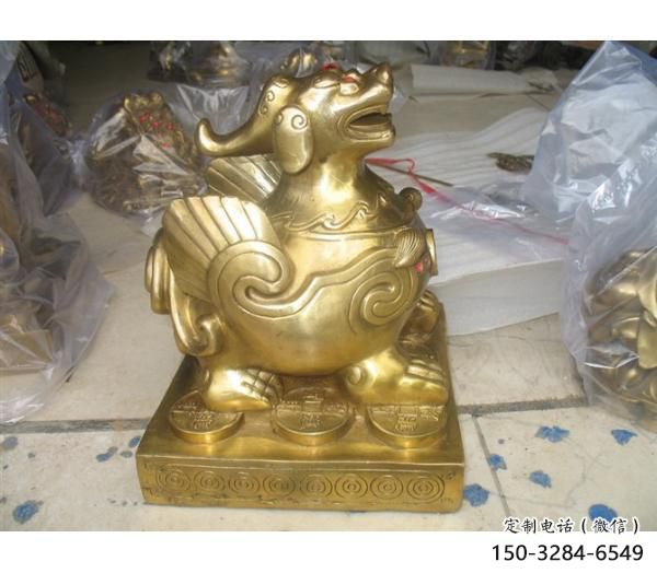 操場貔貅雕塑，鏤空海洋雕塑，噴砂制造