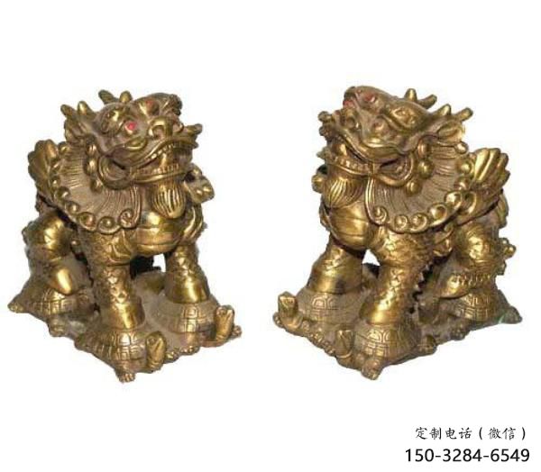 海洋館貔貅雕塑，鍍銅海洋雕塑，鍍銅工藝