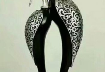 房地產(chǎn)白鷺雕塑，仿古動漫雕塑，噴砂制造