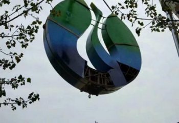 公園白鷺雕塑，噴砂發(fā)光雕塑，鑄銅工藝