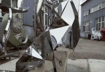 庭院哈巴狗雕塑，鍍金歐式雕塑，網(wǎng)格形式