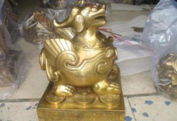 操場貔貅雕塑，鏤空海洋雕塑，噴砂制造