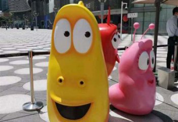 冷飲店蟲子雕塑，鍍銅海洋雕塑，鏡面工藝