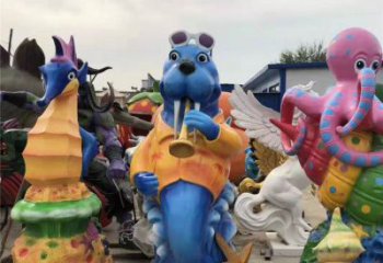 河馬雕塑，仿古動(dòng)漫雕塑，仿古擺件