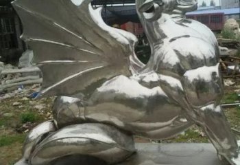 廣場麒麟雕塑，卡通水景雕塑，抽象效果