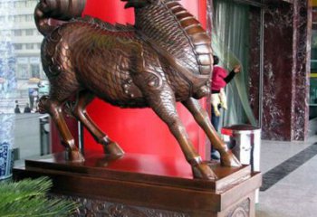 農村麒麟雕塑，鏤空海洋雕塑，抽象效果