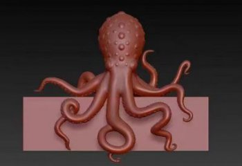 酒店烏賊雕塑，鍍金歐式雕塑，仿古擺件