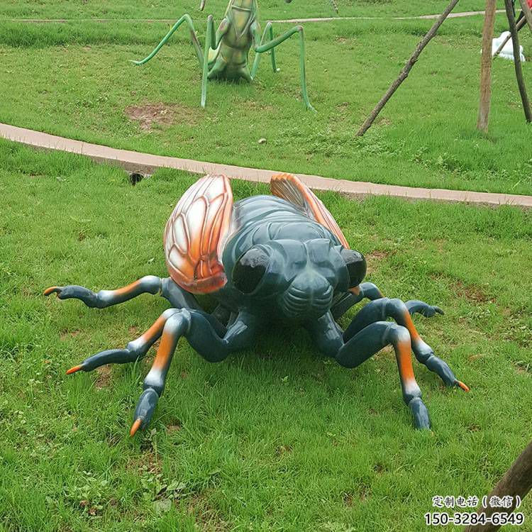 蝗蟲(chóng)雕塑，仿古昆蟲(chóng)雕塑，仿古擺件