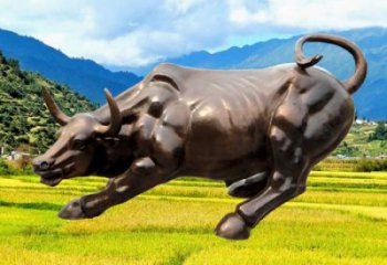 大型華爾街牛雕塑 步行街宣傳雕塑 仿真擺件