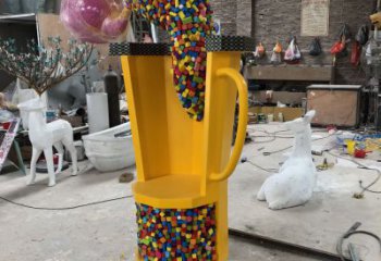 茶壺雕塑，仿古景觀雕塑，仿古擺件