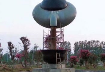 博物館懸壺雕塑 電鍍現代小品 公園雕塑