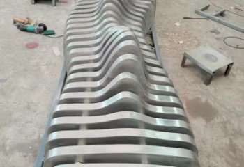 房地產凳子雕塑 現代景觀擺件 幾何雕塑