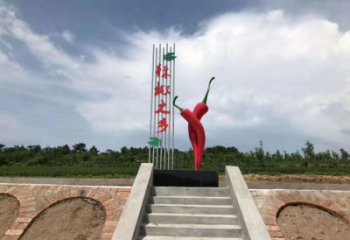 售樓處辣椒雕塑 商業(yè)街仿真雕塑 蔬菜擺件