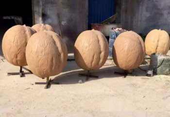 仿真核桃雕塑 酒店公園雕塑 風景區擺件