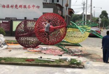 商業(yè)街楊梅雕塑 售樓處雕塑 水果擺件