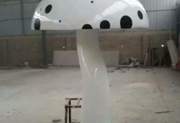 廣場(chǎng)香菇雕塑 抽象果蔬雕塑 烤漆蔬菜雕塑