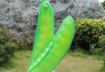 豆角雕塑 景觀美陳果蔬雕塑 噴漆蔬菜雕塑