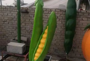 廣場(chǎng)豆角雕塑 公園仿真雕塑 抽象擺件