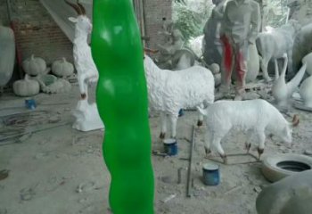 園林豆角雕塑 風景區仿真雕塑 廣場小品