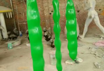 仿真豆角雕塑廠家 酒店公園雕塑 風景區擺件