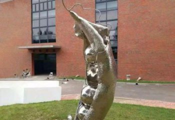 不銹鋼豆角雕塑 商業(yè)街仿真雕塑 果蔬擺件