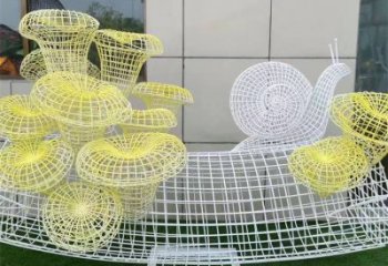 仿真蘑菇雕塑 店門口園林雕塑 果蔬小品