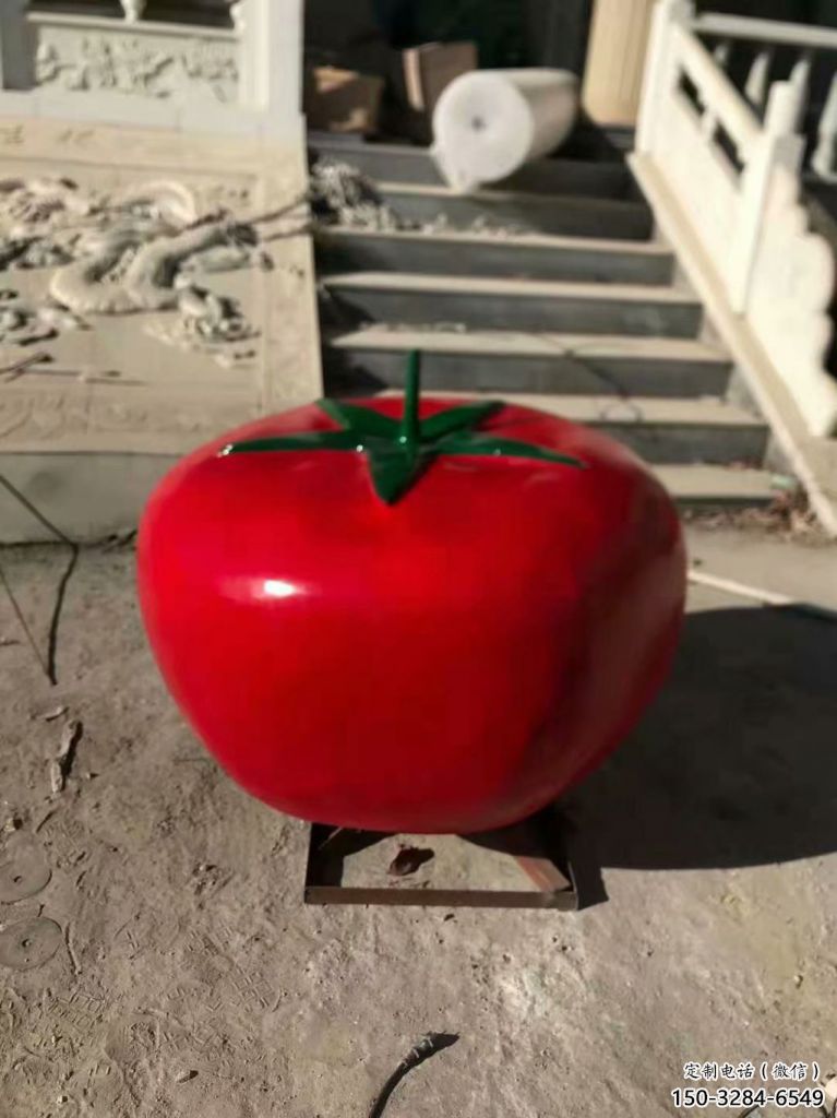 大型番茄雕塑 門口創意雕塑 售樓處小品