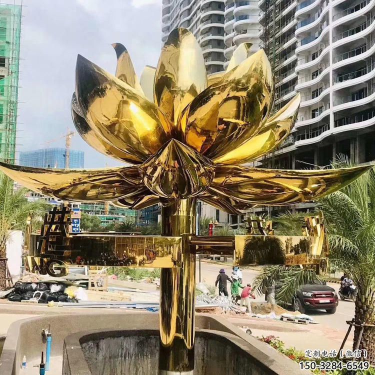 景觀場紫荊花雕塑廠 仿真花卉雕塑 景觀花朵雕塑