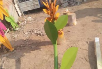 房地產(chǎn)向日葵雕塑 現(xiàn)代景觀花朵雕塑 幾何花卉雕塑