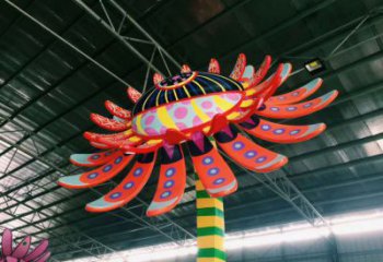 園林向日葵雕塑 大型花卉雕塑 中式花朵雕塑