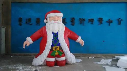 生產大型圣誕老人雕塑 門口創意雕塑 售樓處小品