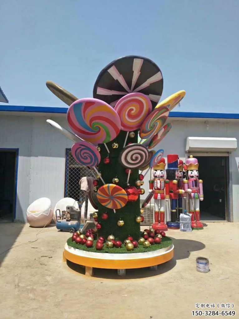 園林圣誕老人雕塑廠 城市廣場雕塑 步行街擺件