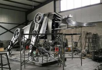 風(fēng)景區(qū)機(jī)器人雕塑廠家 售樓處廣場雕塑 仿古擺件