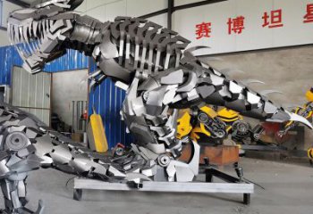 卡通機器人雕塑廠家 店門口園林雕塑 動漫小品